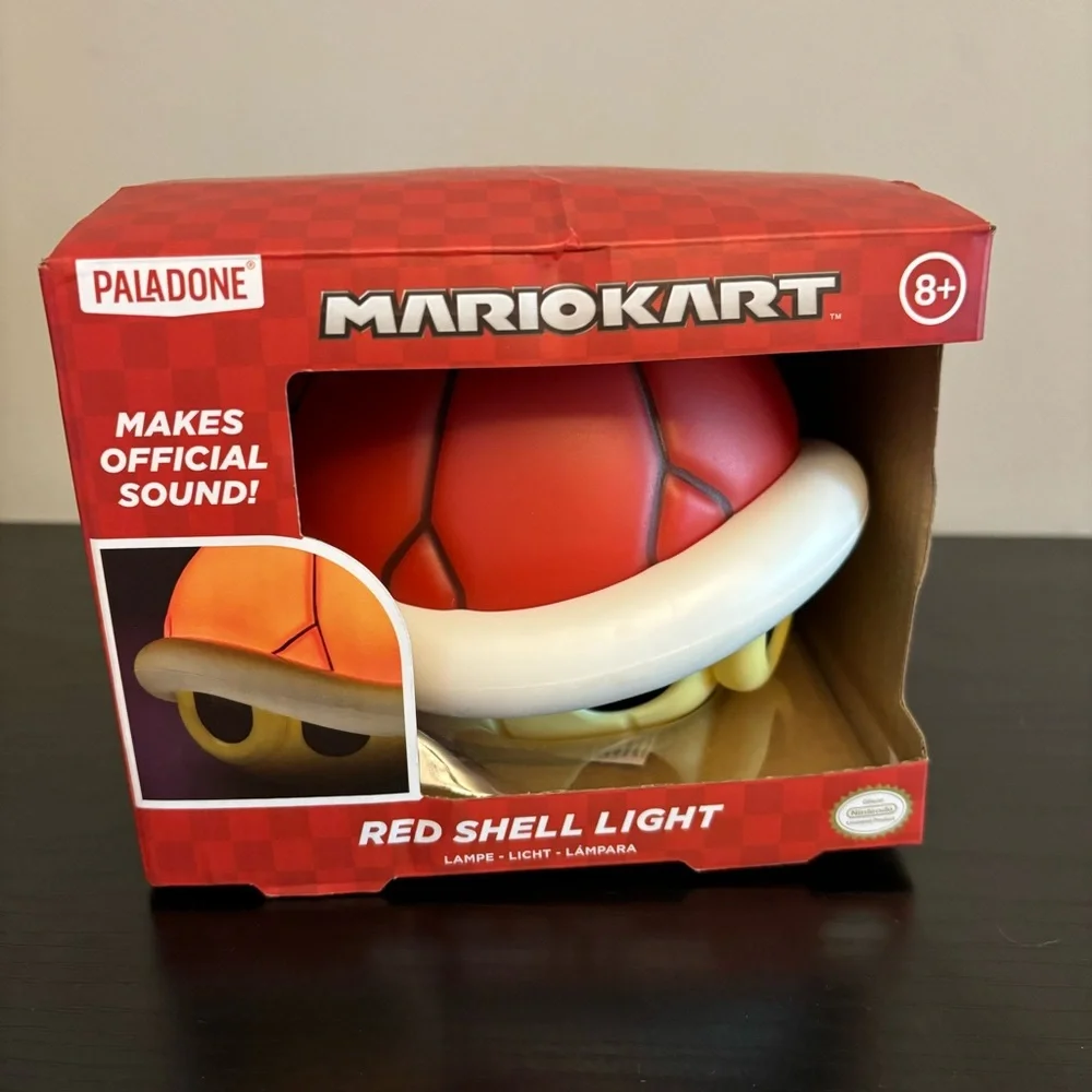 Nintendo Mario Kart Red Turtle Shell Figural Light - Picture 4 of 7